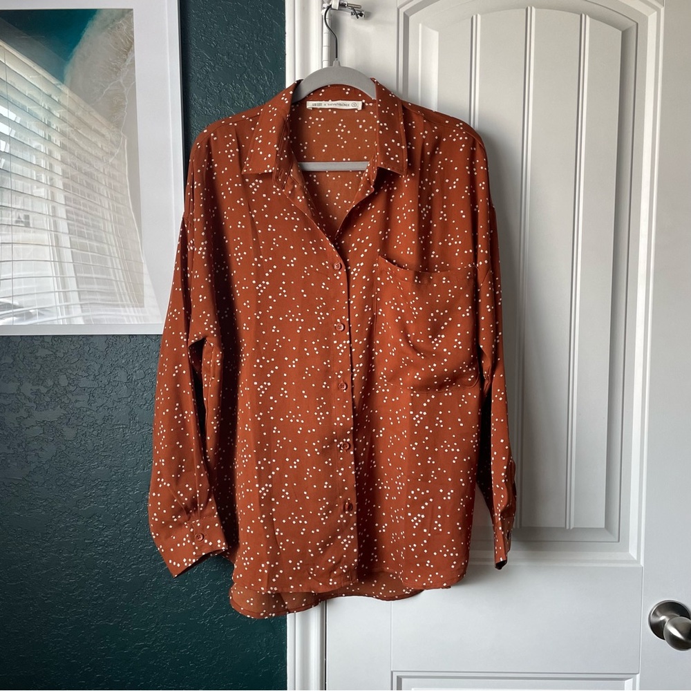 12th tribe oversized button up